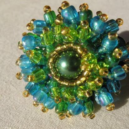 Anillo turquesa piedras