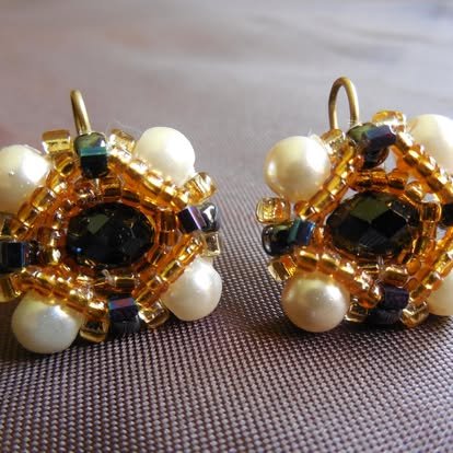Aros Perlas Colgantes – Marianerías by Marian